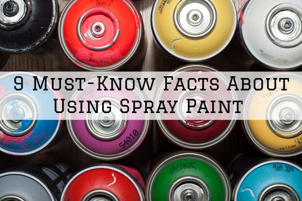 Using spray paint
