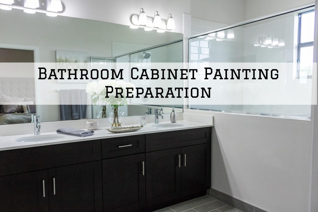2022-07-23 Brush and Color Eco Painting Driftwood TX Bathroom Cabinet Painting Prep